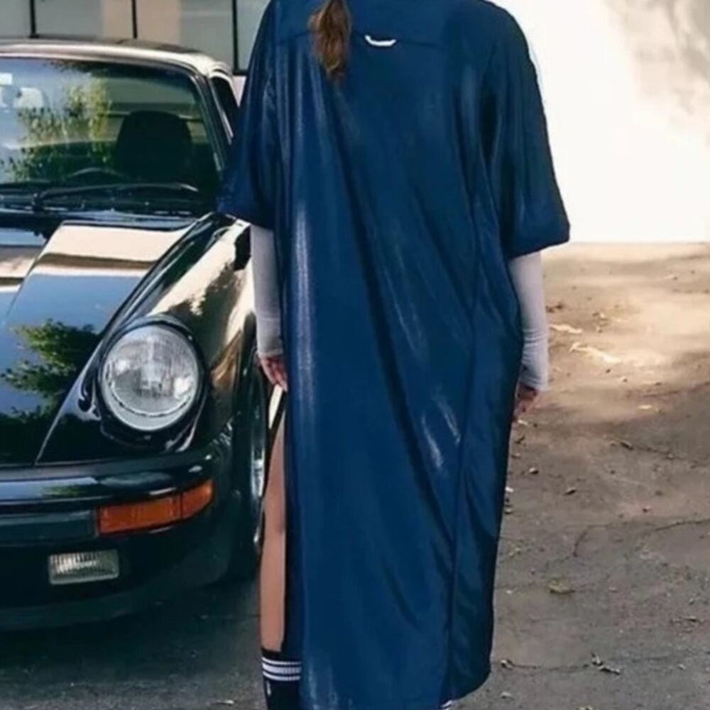 Free People Movement Navy Combo Happy Camper Tee Shirt Maxi Dress Sz S - Picture 10 of 12